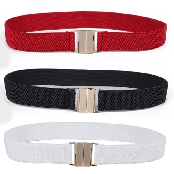 

belts cummerbunds waist belt simple skinny elastic stretchy cinch for women dress decorate accessories, Black;brown