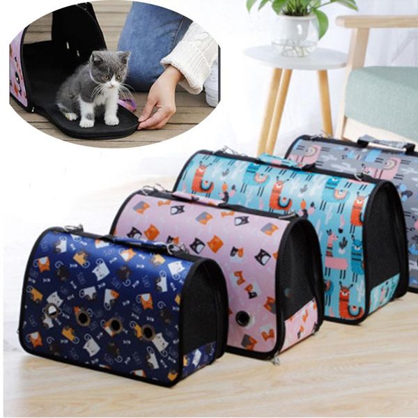 

cat carriers,crates & houses portable bag, foldable pet backpack shoulder bag breathable out and dog