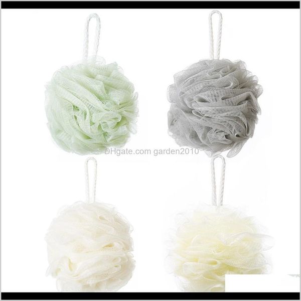 Spazzole Spugne Scrubbers 50 Grammi Pouf Loofahs Mesh Body Shower Ball Spazzola per la schiena Rimuovi la pelle morta Spugna da bagno Gfsni Lj4Ic