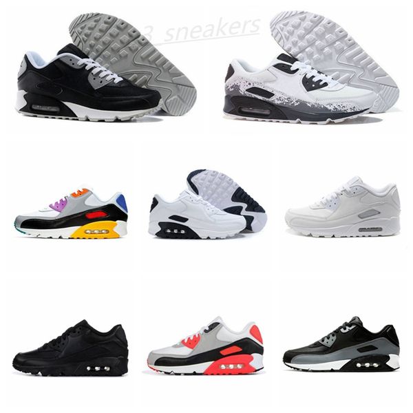 2021 Black White Desert Designer Sneakers Clássico 90 mens Tênis para Mulheres Esportes Homens Treinadores Marca 90s Chaussures 7-12 WD01