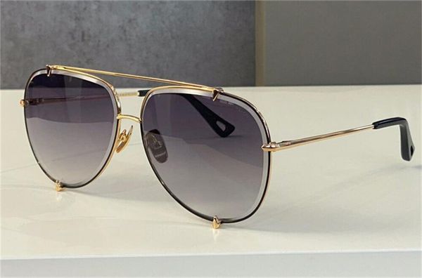 

new fashion sunglasses 23007 talon men design metal vintage eyewear pilot frame uv 400 lens outdoor glasses quality, White;black