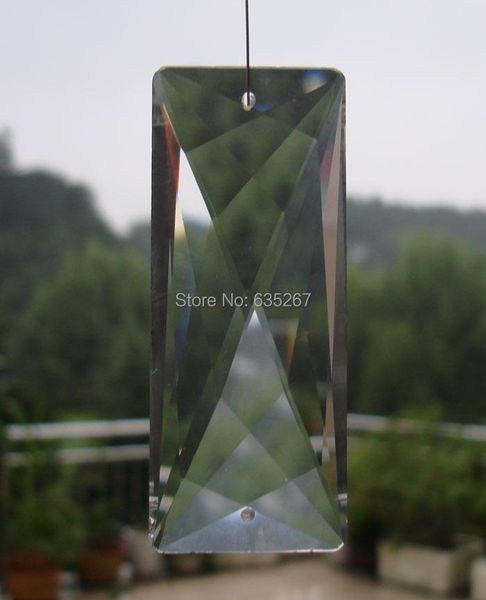 

chandelier crystal 50pcs/lot ,,30x70mm glass faceted rectangle , pendant prism wedding