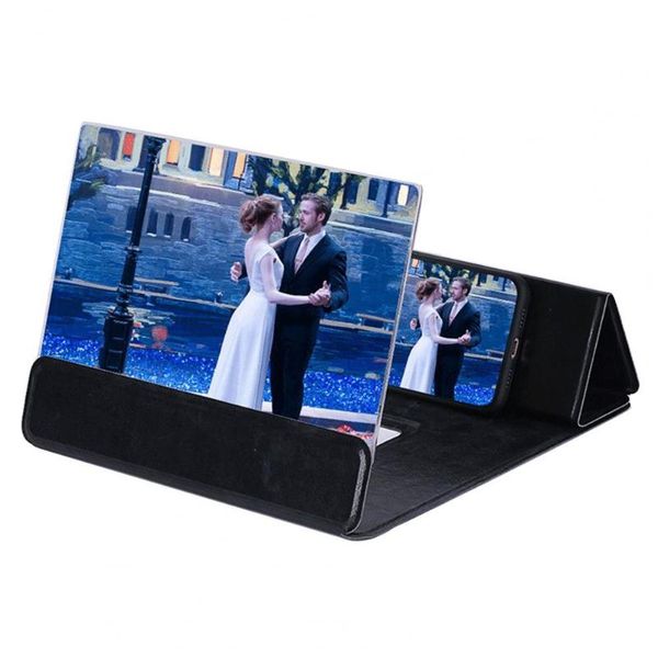 

12inch hd universal meeting broadcast mobile phone screen magnifier with bracket accessories cell mounts & holders