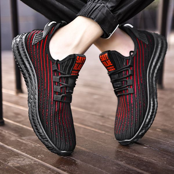 

loafers youth vulcanize shoes 2021 mesh breathabl slip on outdoor hiking shoe soft walking men flats sneakers male running shoes