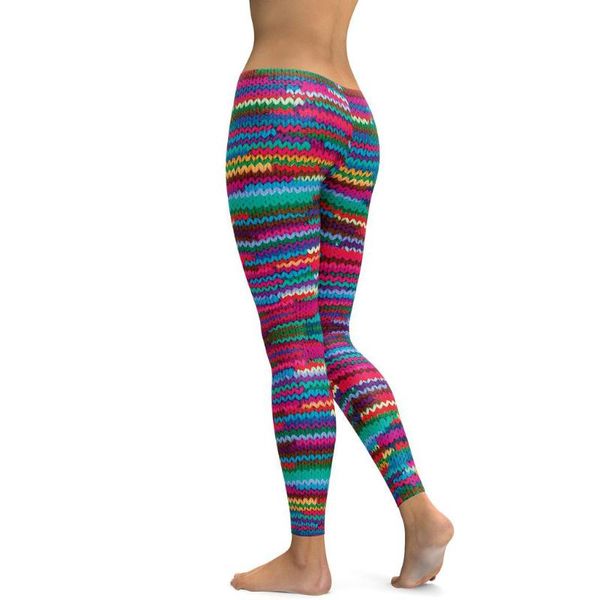 

women's leggings women legging colored wool printing fitness leggins fashion slim legins high waist woman pants sports, Black