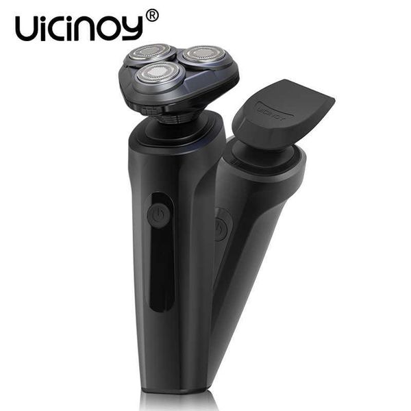 

uicinoy electric razor shaver for men ipx7 waterproof washable removable precision beard hair trimmer mens rotary shavers p0817