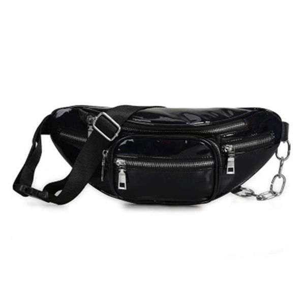 

fashion women holographic waist fanny pack belt bag pouch travel hip bum shoulder bags purse 28gd