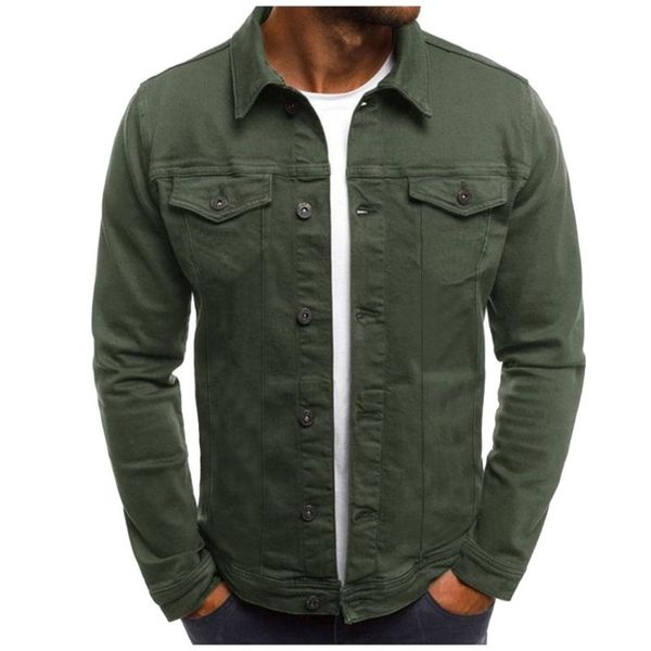 

men's jackets 2021 mens spring autumn casual coats solid color sportswear turndown collar slim male bomber #t3g, Black;brown