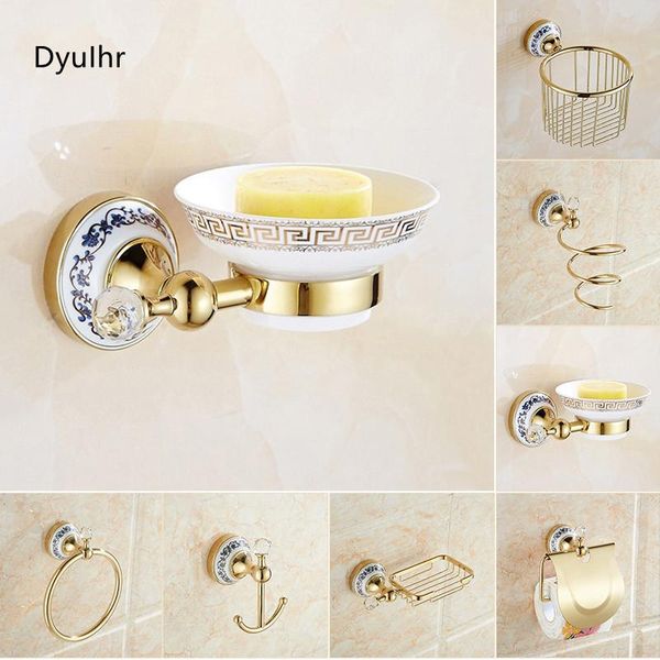 

bathroom wall mount all copper chrome design paper roll holder toilet gold tissue box accessories dyuihr bath accessory set