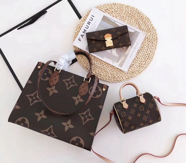 

2021 bag handbag fashion luxury designers leather handbags purses crossbody tote shoulder bags -l3153, Red;black