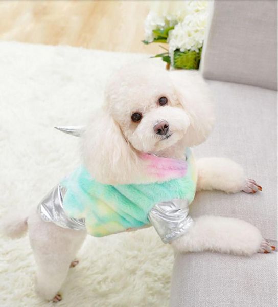 

cat clothes blue velvet winter jacket warm dogs pets clothing costumes