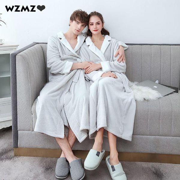 

women's sleepwear winter flannel bath robes for women kimono night dress thicken warm robe female couples bathrobe wedding bride patchw, Black;red
