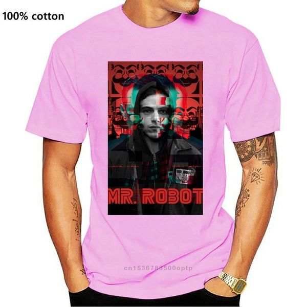

men's t-shirts mr robot fsociety short sleeve tshirt men brand casual funny tee shirt cotton u.s. television series fashion t, White;black
