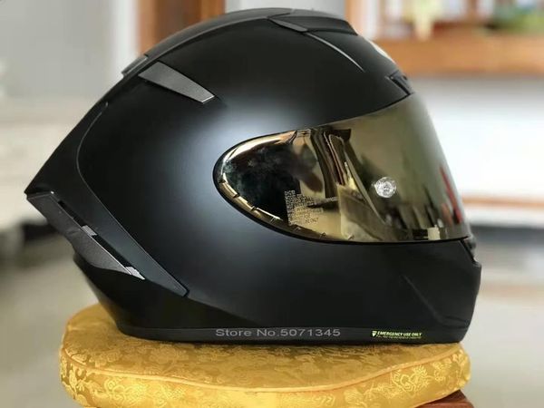 

full face motorcycle helmet x14 matte black riding motocross racing motobike helmets