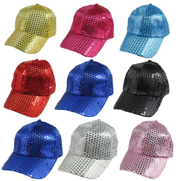 

general sequin cap for adults and children, Yellow