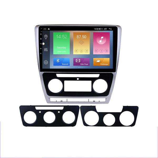 Android Car dvd Radio Head Unit Lettore GPS per SKODA Octavia 2007-2014 con supporto WIFI Carplay OBD2 TV digitale da 10,1 pollici