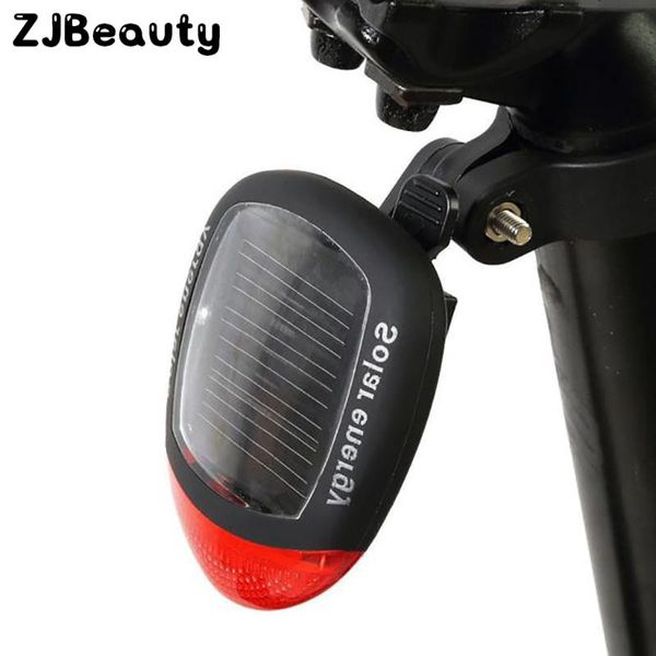

multi lighting solar powered led rear flashing tail light for bicycle cycling lamp safety mountains bike seatpost#p4 lights