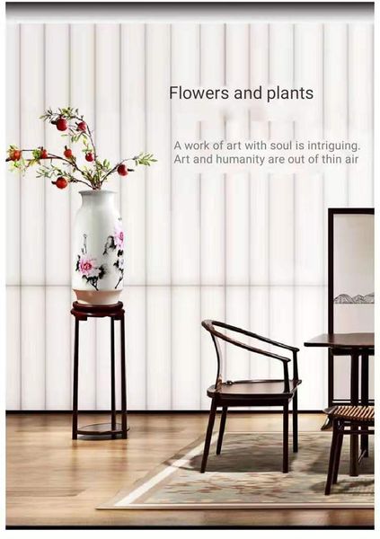 

decorative objects & figurines yilunxi vase ornaments hand-painted living room table floral arrangement of dried flowers home chinese style