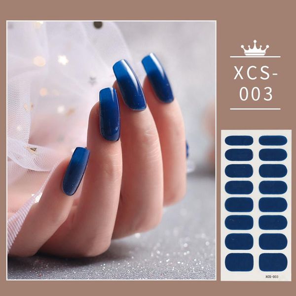 

stickers & decals colorful and fashion water transfer polish art decal 3d gel designer nail sticker, Black