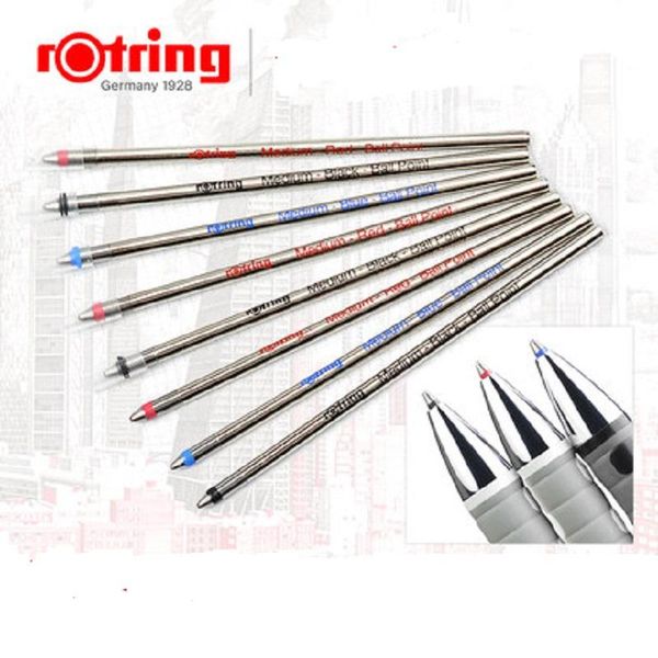 

refills classical germany original rotring ballpoint pen refill multi - functional blue black red 5pcs/lot