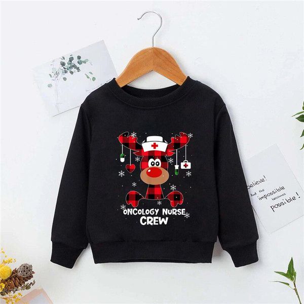 

hoodies & sweatshirts reindeer christmas boys girls fashion black autumn winter hip hop clothing kids brand casual