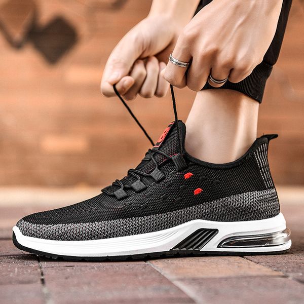 

2021 fashion running shoes for men women black white brown gray mens womens shoe comfortable breathable trainers sports sneakers size 39-44