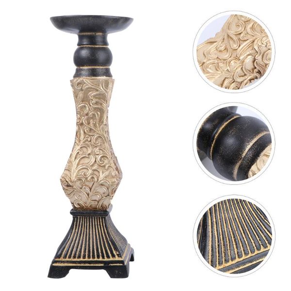 

candle holders 3pcs retro holder decoration delicate country table candlestick ornament