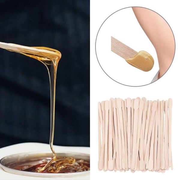 

electric nose & ear trimmers 100pcs disposable wooden waxing stick wax bean wiping hair removal beauty bar body tool
