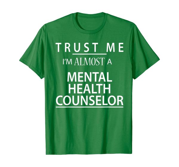 

im almost a mental health counselor funny counseling t-shirt, White;black