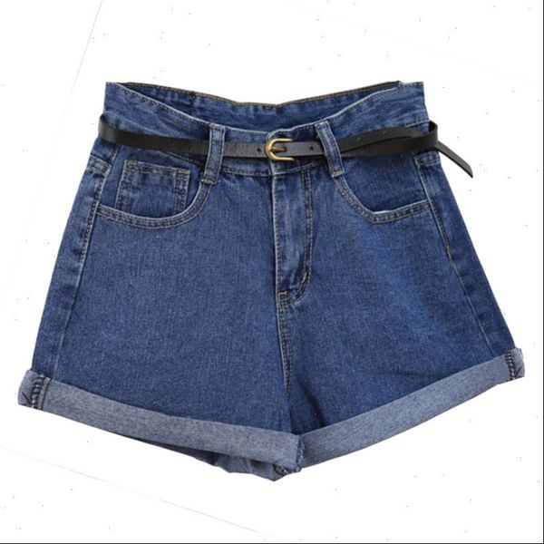 

arrival women retro jeans shorts summer high waisted rolled denim jean with pockets drop, White;black