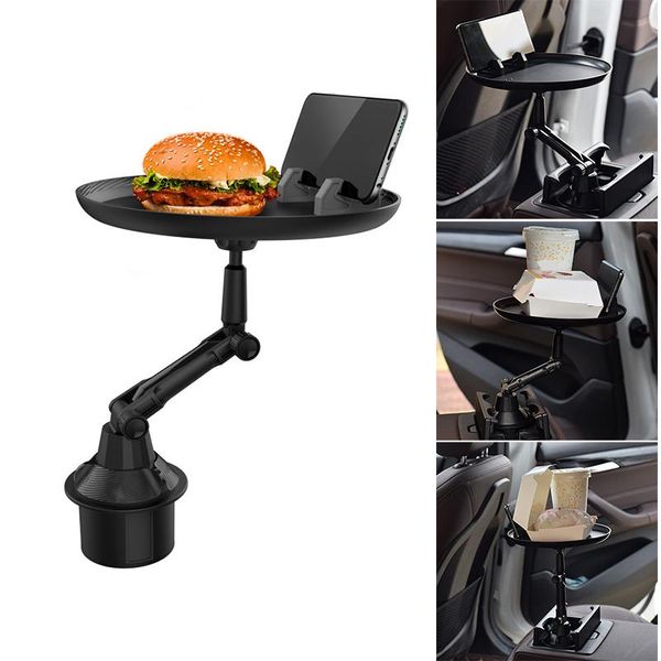 

camp furniture cup holder tray for car multifunctional adjustable vehicle-mounted dining table mobile phone bracket easy installation