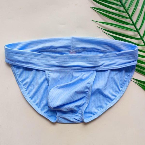 

underpants men's panties bulge pouch underwear low waist pure color breathable briefs elastic bikini lingerie, Black;white