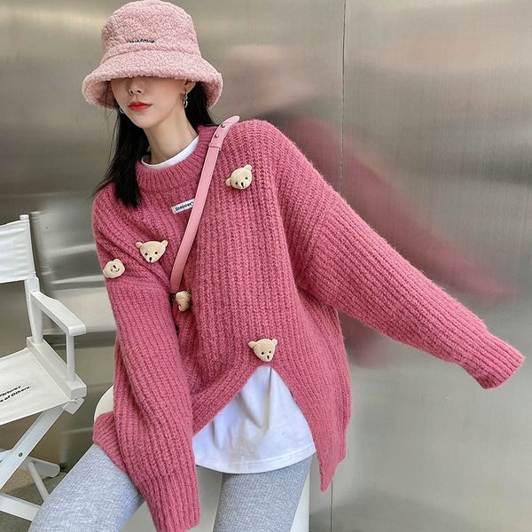 

women's sweaters large sweater with raglan sleeve, woman's fashionable jacket for fall and winter b696 zndz, White;black