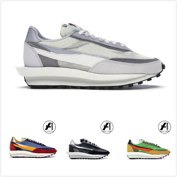 

sacai x waffle outdooor 2021 design avant-garde trailblazers joker mens toki slip casual sports shoes