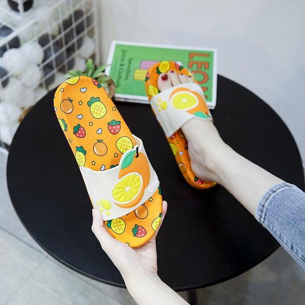 

slippers 2021 fish summer beach boys men & women large size funny soft shoes, Black