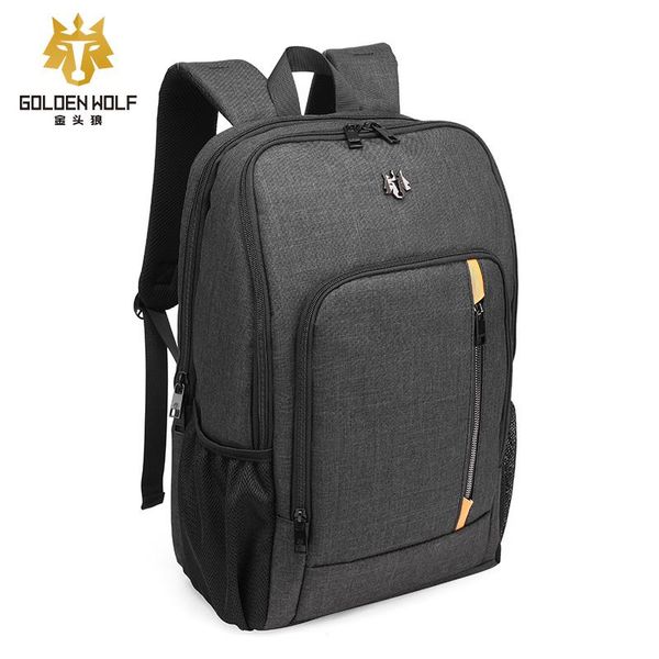 

school backpack waterproof anti-theft super capacity 20l polyester material travel business with usb charging interface bags