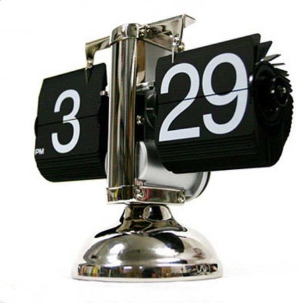 

desk & table clocks automatic page turning clock small balance mechanical quartz alarm king