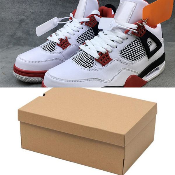 

fire red jumpman 4 4s fashion shoe mens basketball shoes43mo
