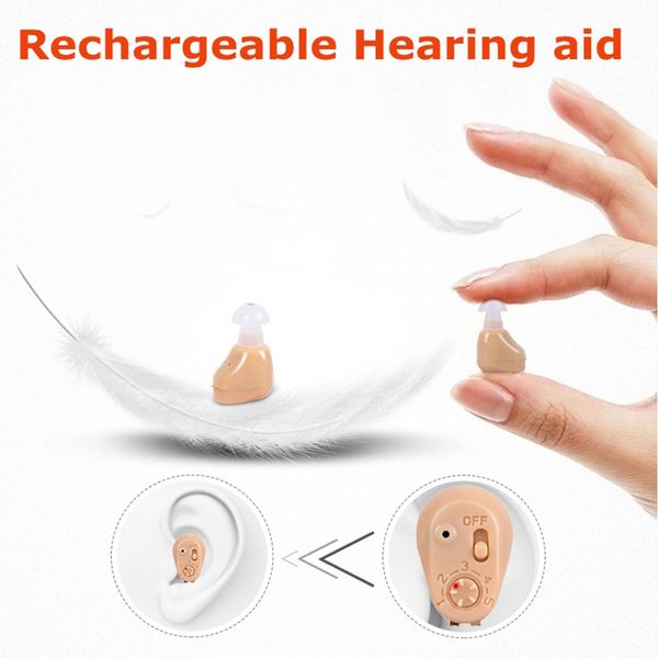 

hearing aid audifonos rechargeable hearing device ite ear hearing aids for the elderly sound amplifier for deafnessscouts