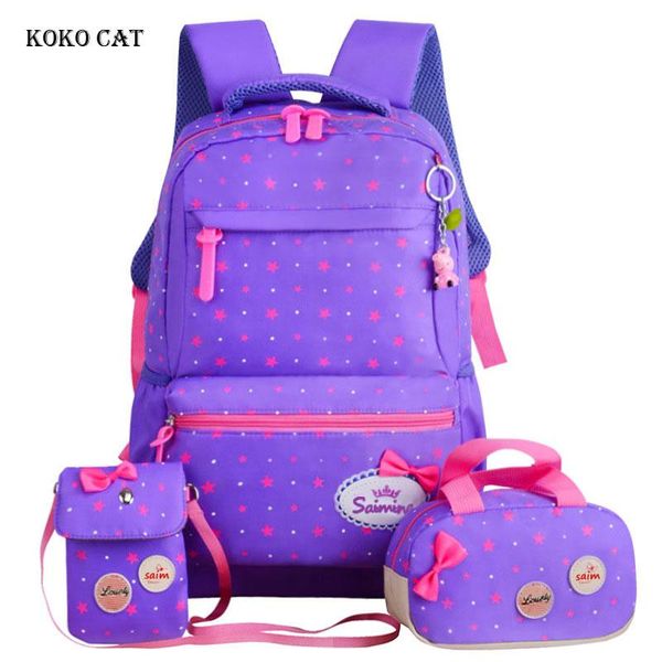 

backpack primary school student bookbags orthopedic satchel for girls teenagers boys kids daily rucksack mochila escolar