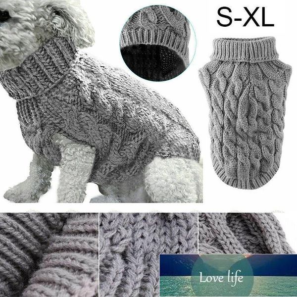 Köpek Giyim Moda 8 Renkler Kış Yelek Kazak Sevimli Sıcak Yumuşak Örme Ceket Giysi Pet Yavru Için Küçük Orta Köpekler Kediler Kostüm Fabrika Fiyat Uzman Tasarım Kalitesi