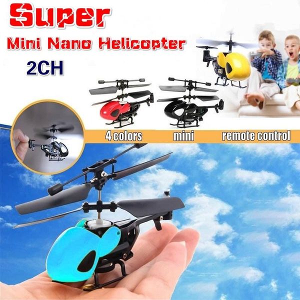 

micro drone mini rc helicopter nano remote control kids gift toy indoor 2ch rtf drones