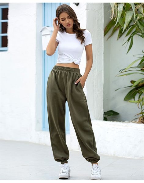 

capris tie dye sweatpants waist high sports straight pants i see cotton pant for woman, Black;white