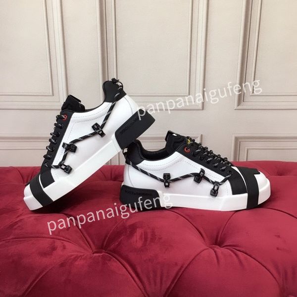 

luxury brand designer shoes sneakers mens sneaker technical canvas leather women casual shoe luxurys trainers, Black