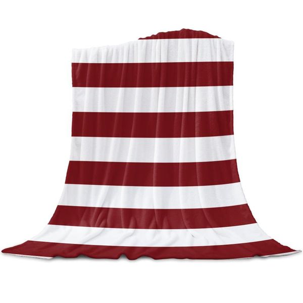 

blankets red white stripes christmas geometric simplicity blanket for bed sofa cover summer large travel throw bedspread carpet