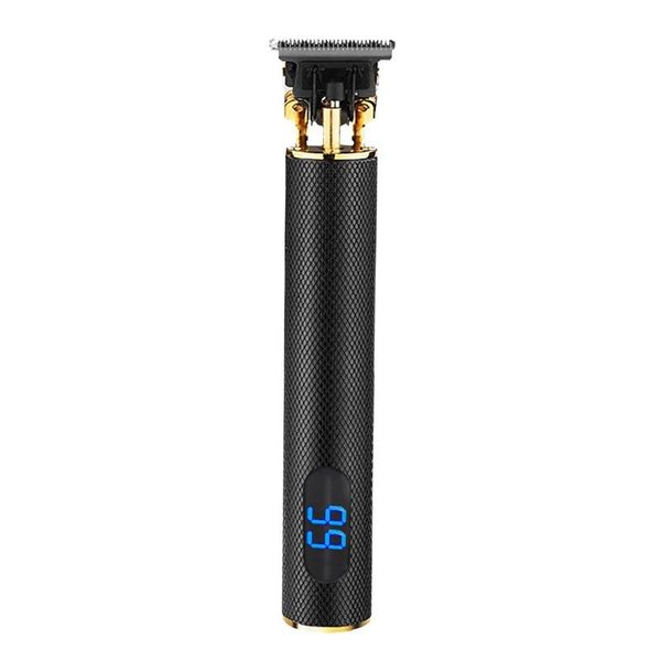 

hair clippers men's electric digital display clipper usb recharge professional trimmer t blade