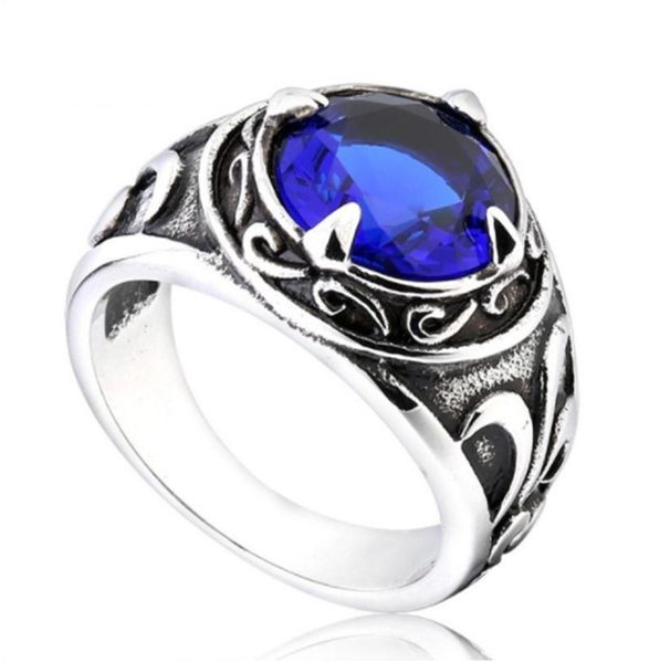 

punk alloy viking men's nordic jewelry classic wedding ring rings, Slivery;golden