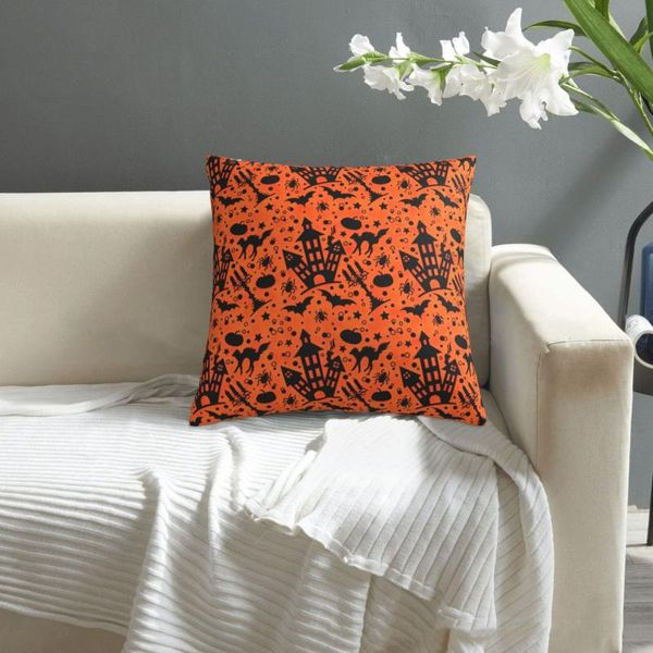 

pillow halloween house pattern pillowcase printed cushion cover sofa waist