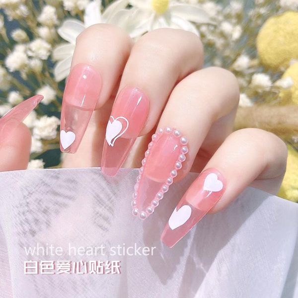 

star art stickers heart shape nail decorations, Silver;gold