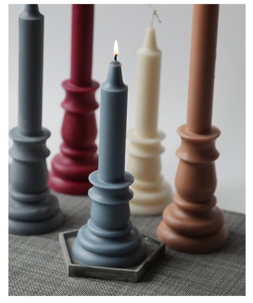 

craft tools candlestick cone handmade candle mold diy church statue plaster supplies acrylic transparent mould
